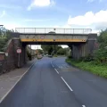 Cracks are developing in the railway bridge over the A378 in Langport, Network Rail said. Picture: Google