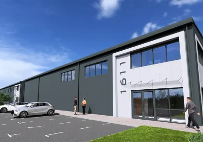 The new units would expand the Bridgwater Gateway industrial site. Picture: Angus Meek/Somerset Council