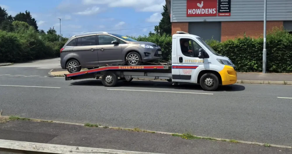 Three vehicles were seized as part of the operation in Glastonbury, officers said. Picture: Avon & Somerset Police