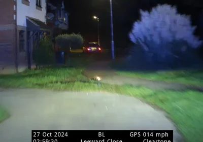 Dean Lawrence ended up fleeing after his vehicle stopped on a verge in Bridgwater. Picture: Avon & Somerset Police