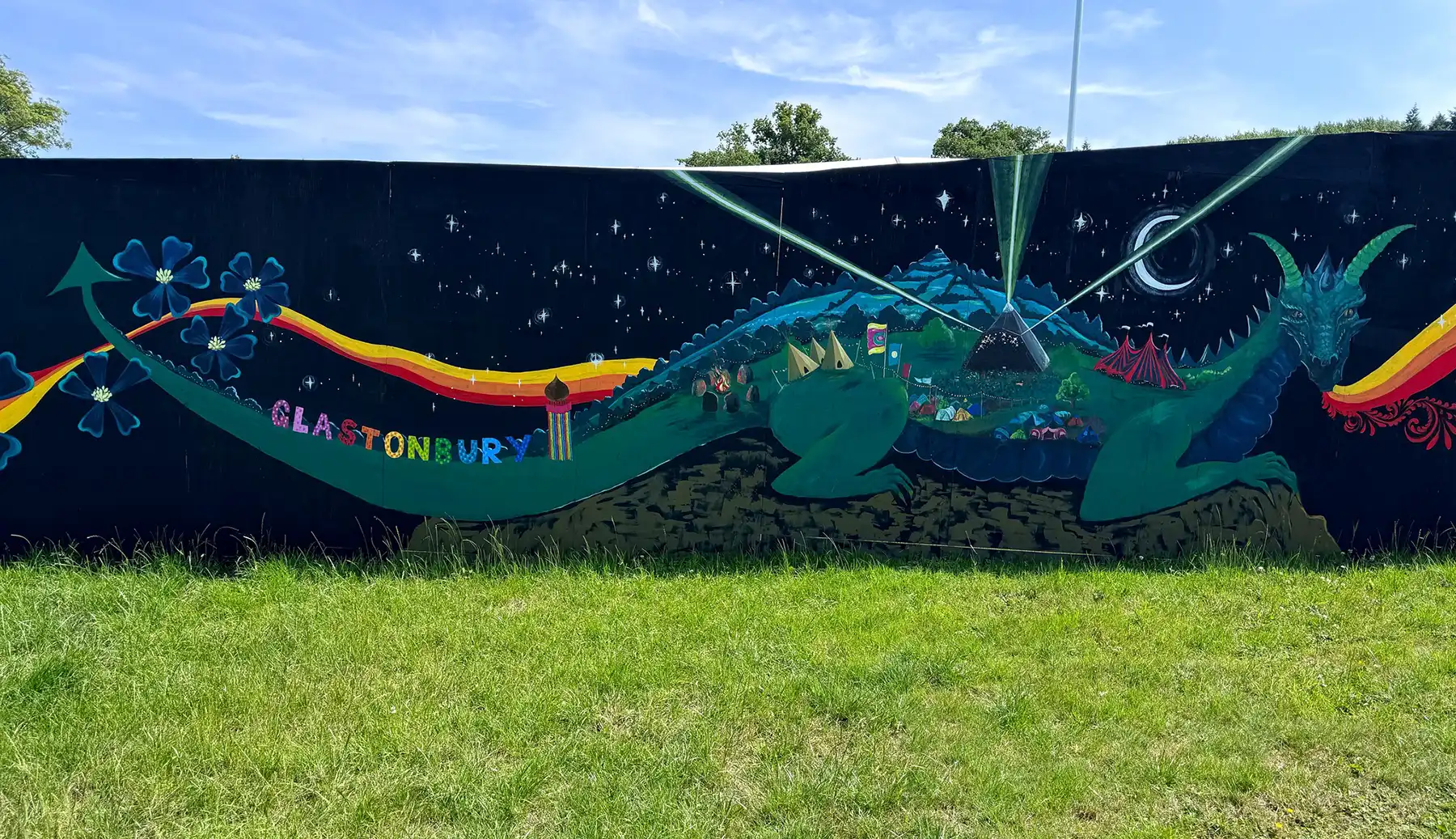 Organisers have unveiled a new Dragon's Tail area at Glastonbury 2025. Picture: Glastonbury Festival