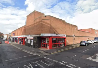 The facade at Eastover/St John Street in Bridgwater is set to be transformed. Picture: Google
