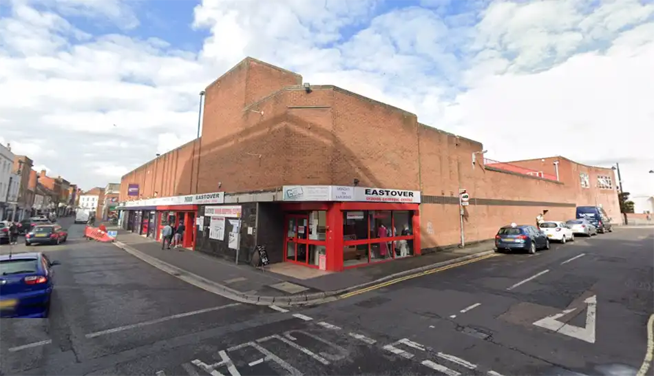 The facade at Eastover/St John Street in Bridgwater is set to be transformed. Picture: Google