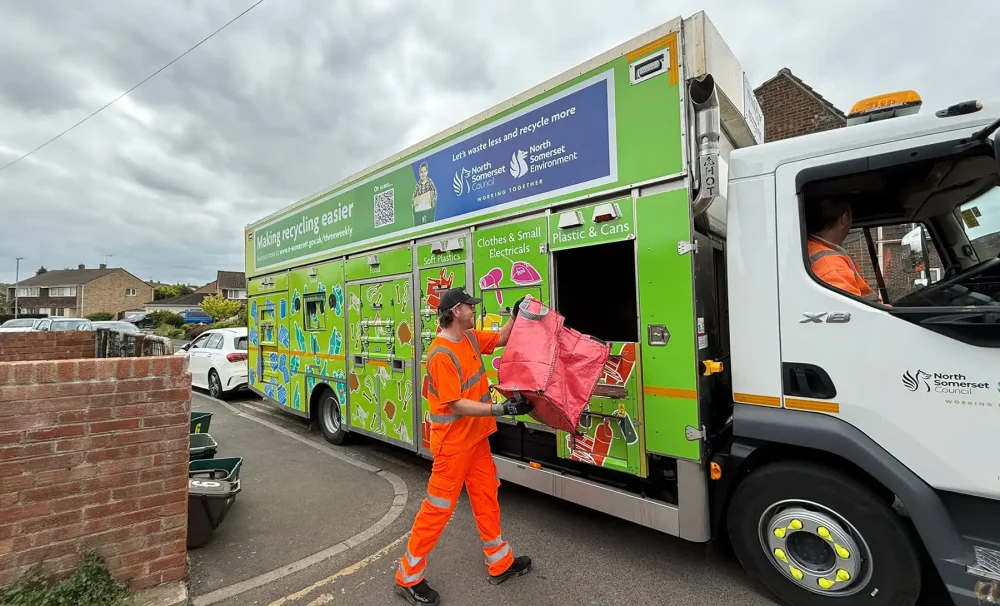 New recycling and three-weekly bin collections have started in North Somerset. Picture: NSC
