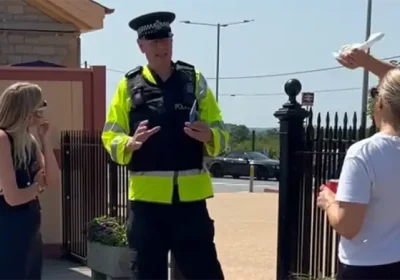 Officers have been at Castle Cary station this week ahead of Glastonbury. Picture: Avon & Somerset Police