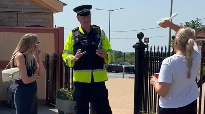 Officers have been at Castle Cary station this week ahead of Glastonbury. Picture: Avon & Somerset Police