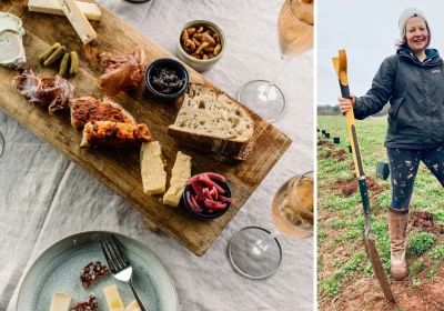 The best of food and drink in Somerset will be on offer, according to Kate Hughes, right