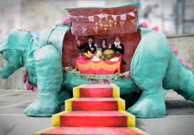 The Iguanodon Restaurant will open at Ham Hill next month. Picture: Somerset Council