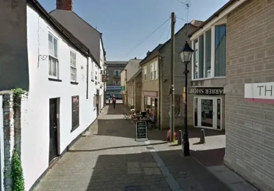 The incident unfolded between the Union Street car park and the High Street, in Wells. Picture: Google