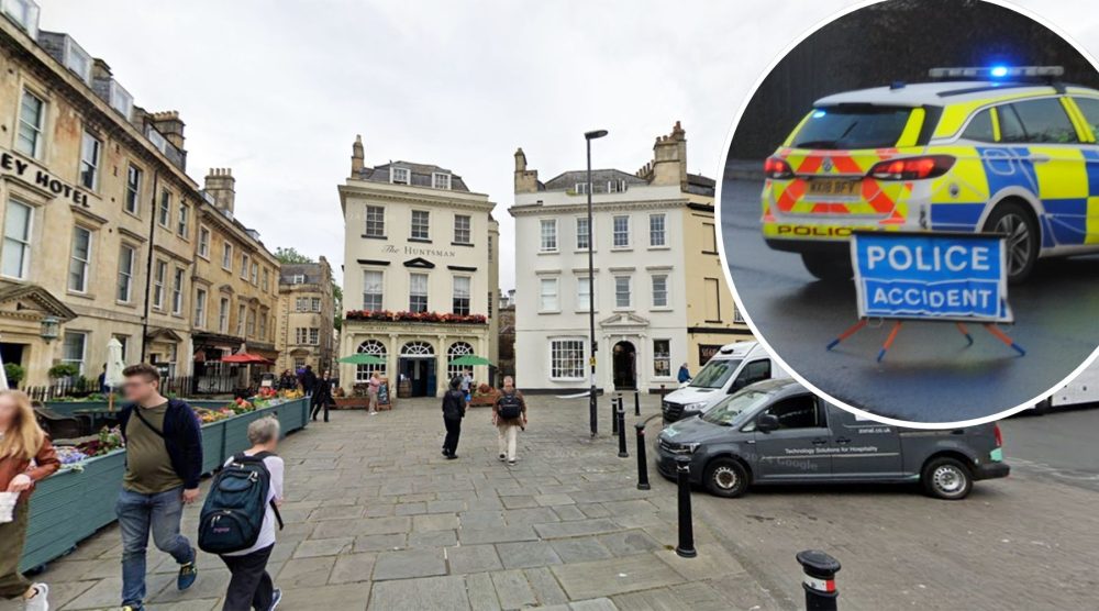 The incident happened in North Parade, Bath, in the early hours of June 6. Picture: Google