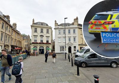 The incident happened in North Parade, Bath, in the early hours of June 6. Picture: Google