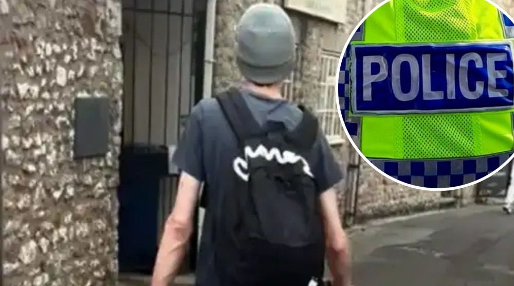 The incident unfolded in South Street, Wells, on Friday, police said. Picture: Avon & Somerset Police