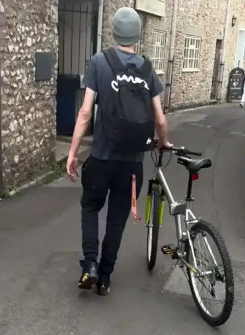 The incident unfolded in South Street, Wells, on Friday, police said. Picture: Avon & Somerset Police