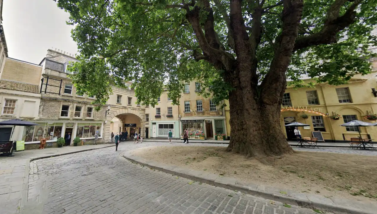 Abbey Green is a popular  destination for tourists in Bath city centre. Picture: Google