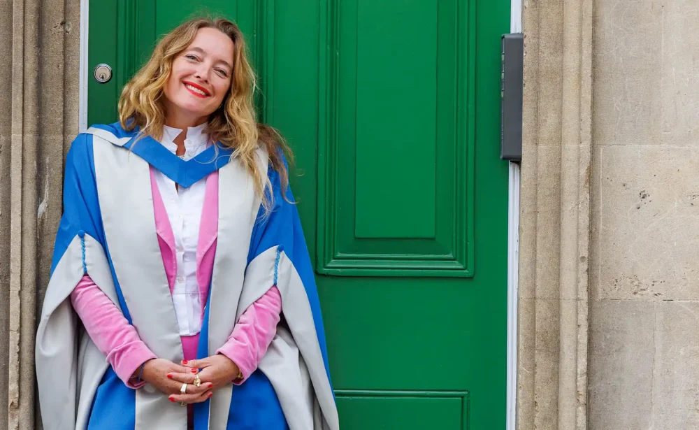 Somerset fashion designer Alice Temperley has received an honorary doctorate from Bath Spa University