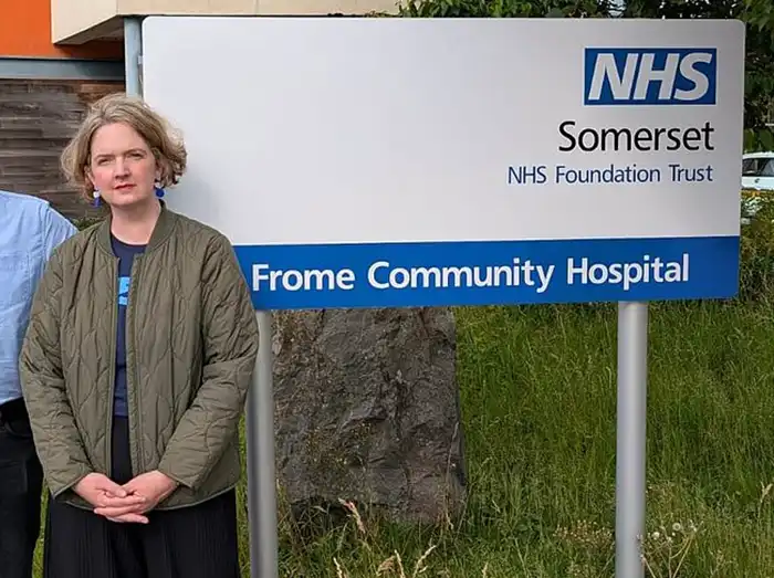MP Anna Sabine has campaigned against cuts at Frome Community Hospital