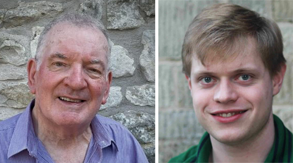 Bob Thornton, left, and Aaron Hood have been elected to Shepton Mallet Town Council
