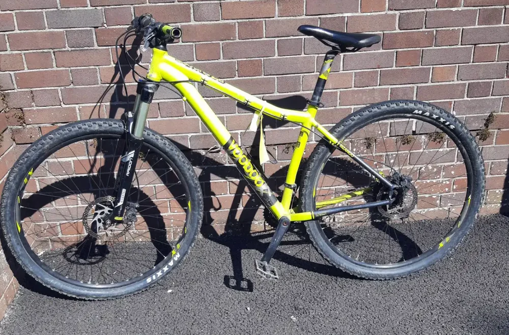 The yellow Voodoo bike has been handed in to Chard Police Station. Picture: Avon & Somerset Police