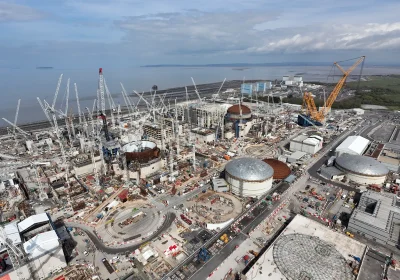 Thousands of workers are on-site at the huge Hinkley Point C project. Picture: EDF