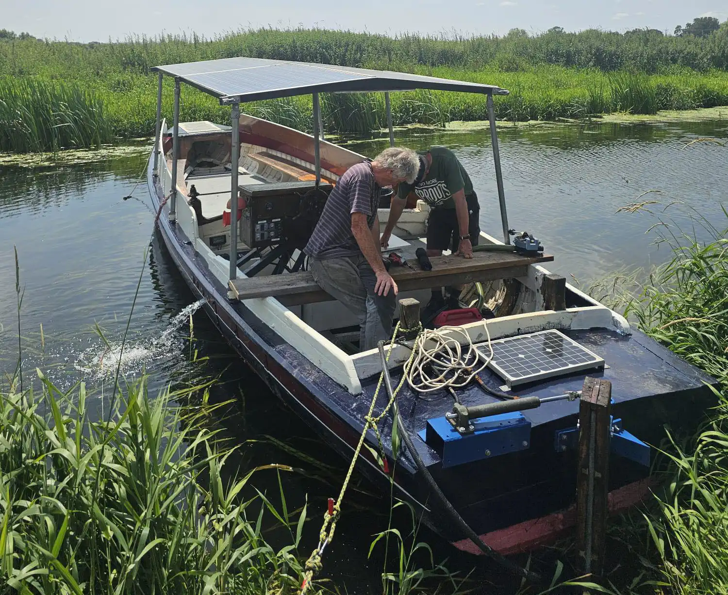The Duchess of Cocklemoor has been refloated after being targeted by vandals in Langport