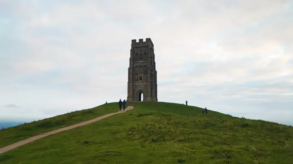 Lightning conductors were damaged at Glastonbury Tor. Picture: Paul Jones/Somerset Leveller