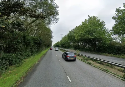 One lane of Herluin Way in Weston will be closed during the tree work. Picture: Google