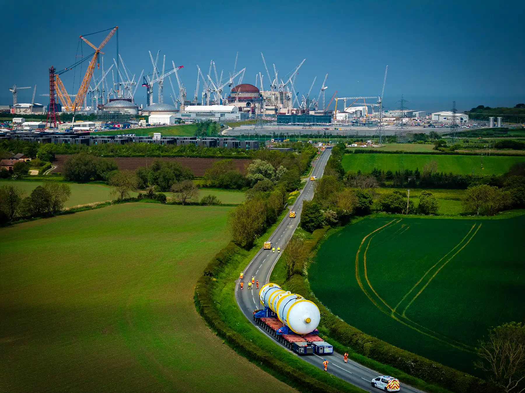 More than 12,000 workers are on site at Hinkley Point C, near Bridgwater. Picture: EDF