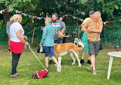 Actor Martin Clunes was celebrity judge at the show. Picture: Forever Hounds Trust