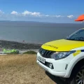 Rescue teams were sent to Middle Hope, north of Weston-super-Mare, after the climber fell. Picture: Burnham Coastguard Rescue Team