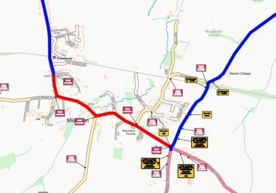 The closure will affect the A356 through Misterton, near Crewkerne