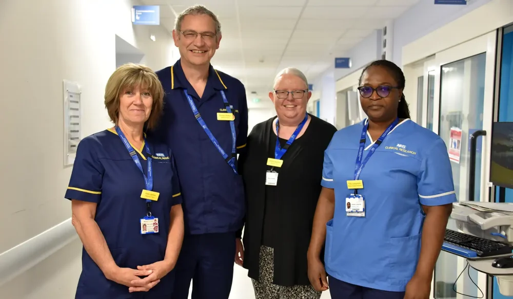 Members of the Musgrove Park Hospital team