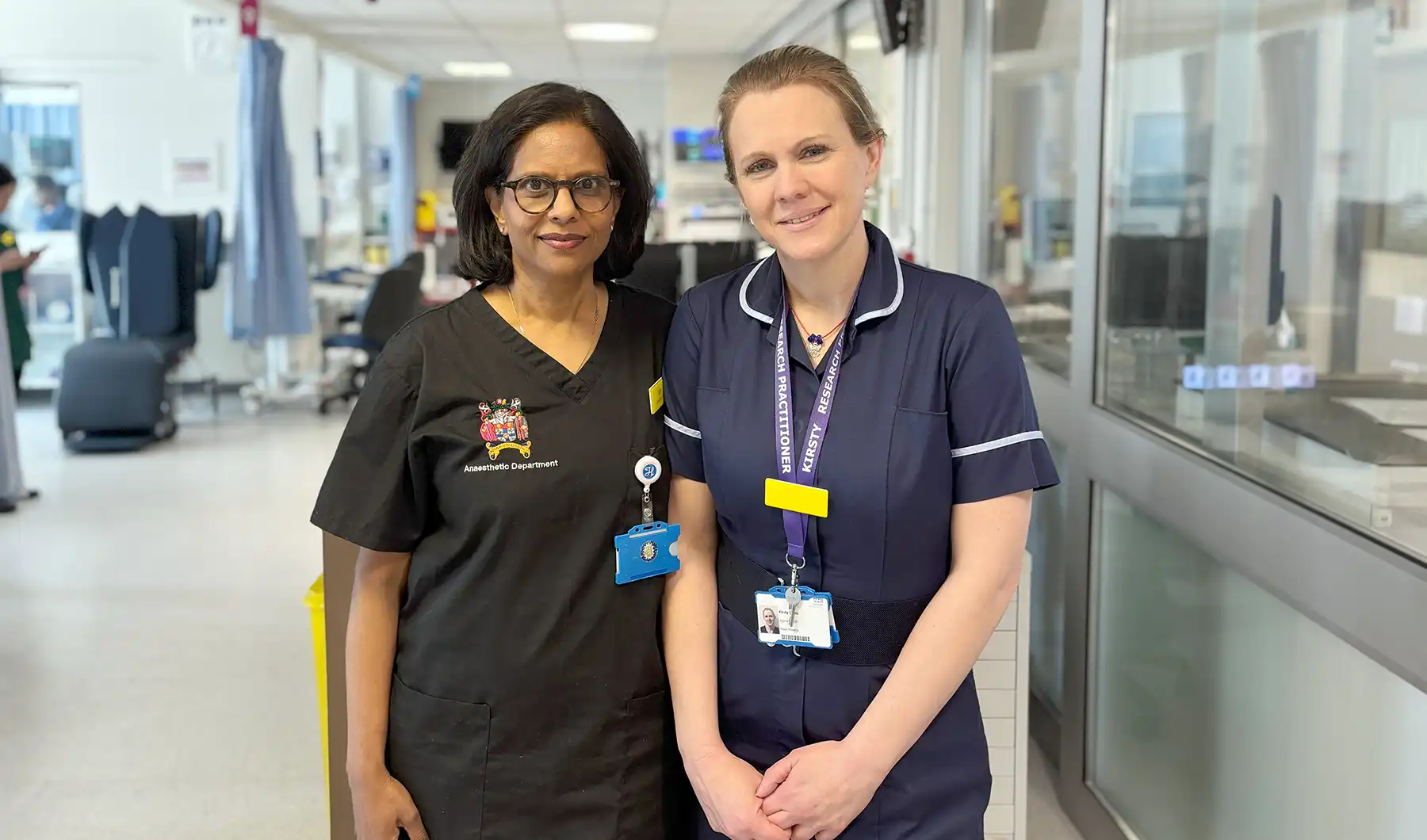 Members of the Yeovil Hospital research and critical care teams