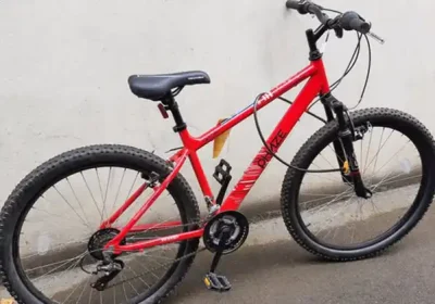 The red, Apollo Phaze mountain bike was recovered in Wells. Picture: Avon & Somerset Police