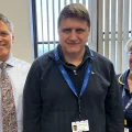 Professor Richard Welbourn - consultant bariatric surgeon, Professor Rob Andrews - consultant endocrinologist, Nicki Salter - research team leader for bariatrics, weight management and endocrinology