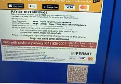 The scam code has been spotted in North Somerset car parks. Picture: NSC