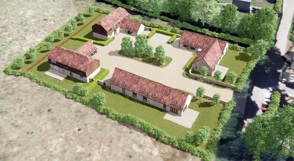 How the proposed homes in South Cheriton could look. Picture: Orme/Somerset Council