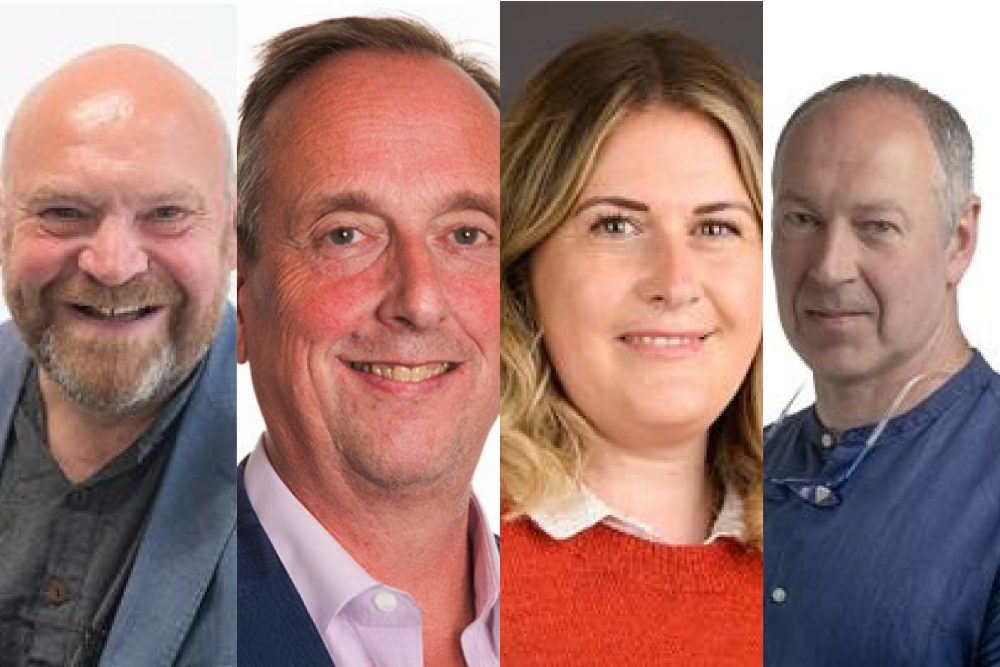 Cllr Bill Revans (Somerset Council), cllr Ian Thorn (Wiltshire Council), cllr Millie Earl (BCP Council) and cllr Nick Ireland (Dorset Council) Pictures: BCPC/DC/SC/WC