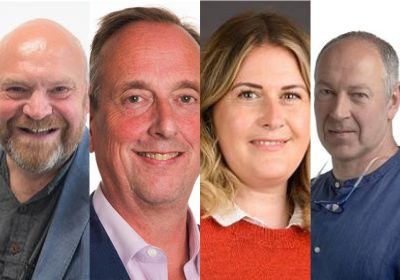 Cllr Bill Revans (Somerset Council), cllr Ian Thorn (Wiltshire Council), cllr Millie Earl (BCP Council) and cllr Nick Ireland (Dorset Council) Pictures: BCPC/DC/SC/WC