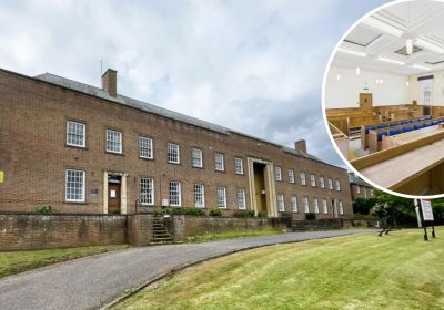 The former police station in Minehead - with cells and courtrooms - is going up for auction. Pictures: Hollis Morgan