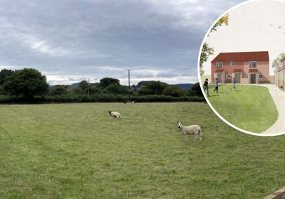 New social rent homes could be built in Pearwater Road, Spaxton, near Bridgwater. Picture: Spaxton CLT/Somerset Council
