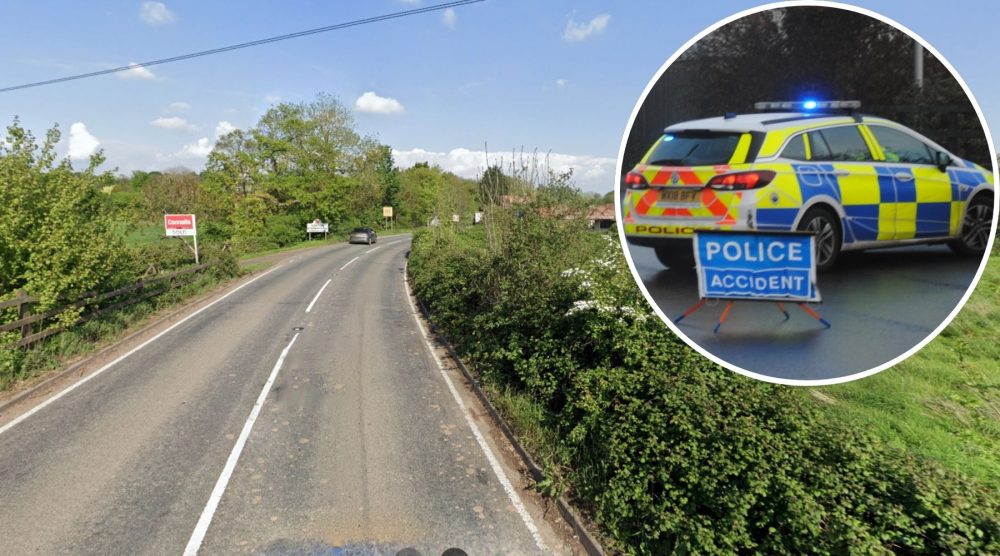 The crash happened on the B3227 near Norton Fitzwarren, outside Taunton. Picture: Google