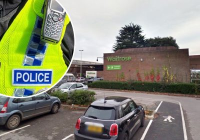 Police are visiting families after youngsters were spotted on the roof of Waitrose in Nailsea. Picture: Google