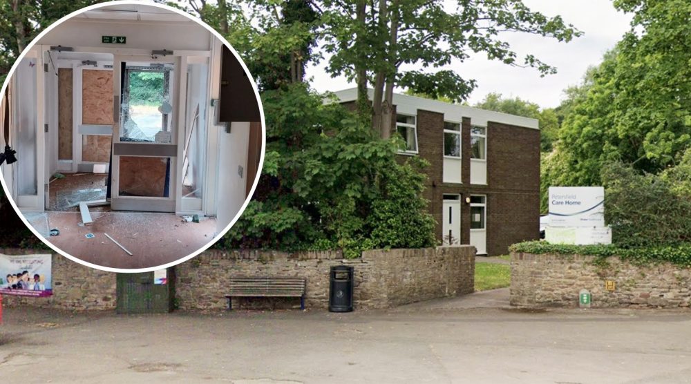 The former Petersfield care home, in Portishead, has fallen into disrepair and is deemed unsafe. Pictures: Google/Avon & Somerset Police