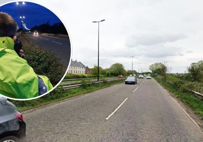 Police were out on the A370 Somerset Avenue checking on drivers. Picture: Avon & Somerset Police