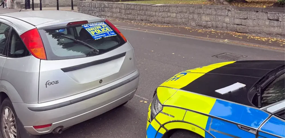 Police seized 21 vehicles during an operation around the Glastonbury Festival. Picture: Avon & Somerset Police