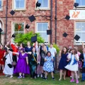 Aurora Foxes graduates celebrating in Minehead