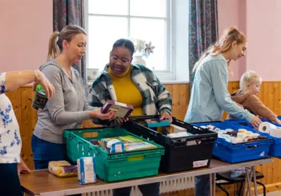 Food sharing is one type of scheme that might qualify for funding. Picture: Somerset Council