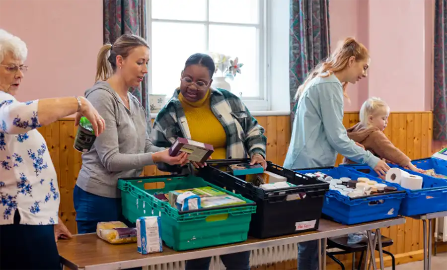 Food sharing is one type of scheme that might qualify for funding. Picture: Somerset Council