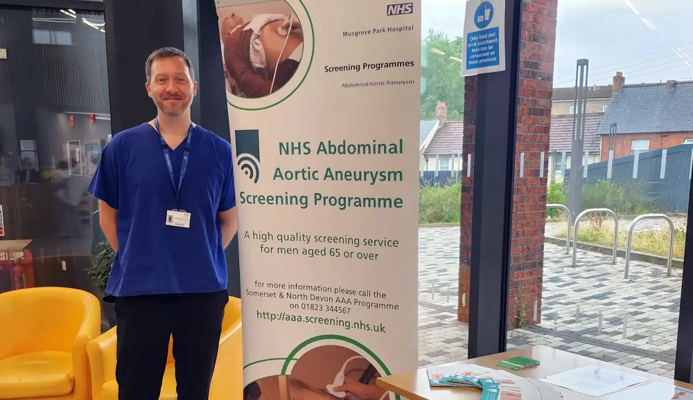 Bryan Shenington-Price, AAA screening practitioner at Somerset NHS Foundation Trust