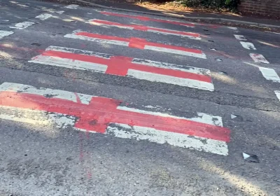One of the crossings targeted by vandals in Frome recently